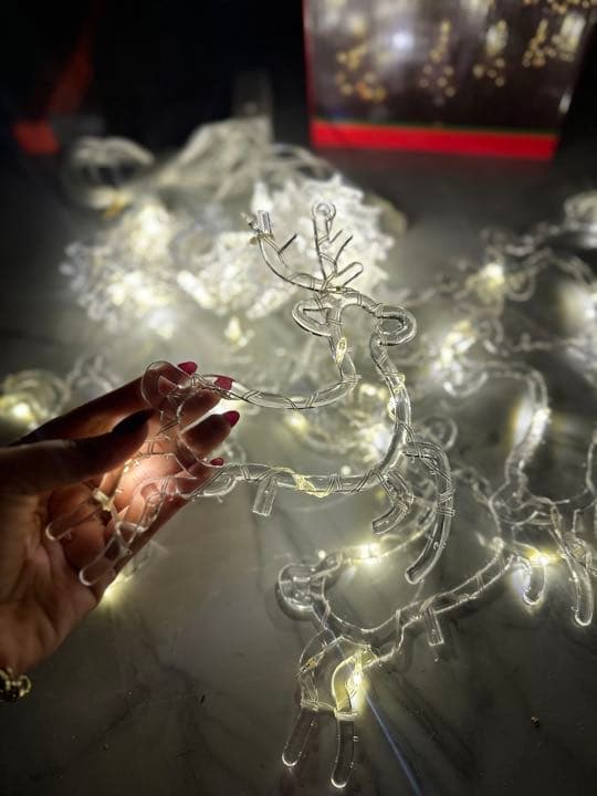 Navideño Estrella venado amarilla