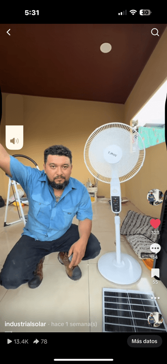 INS Ventilador solar