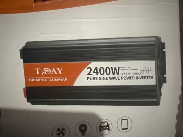 Inversor 2400w o/p