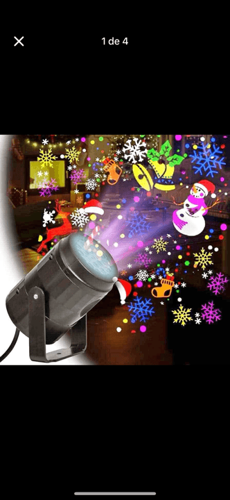 Navideño proyector de figuras